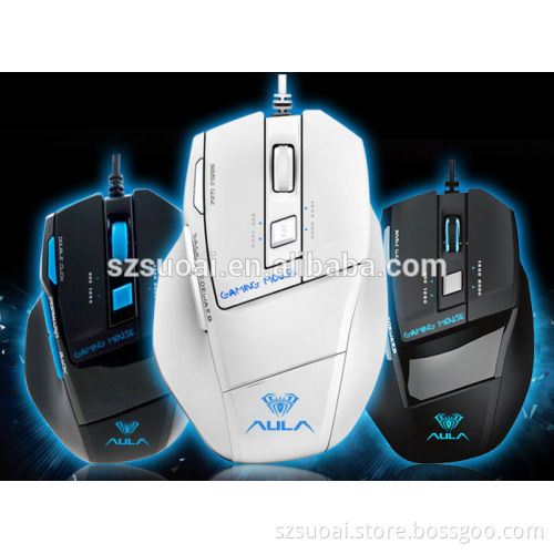 Hot sale AULA wired 7D gaming mouse